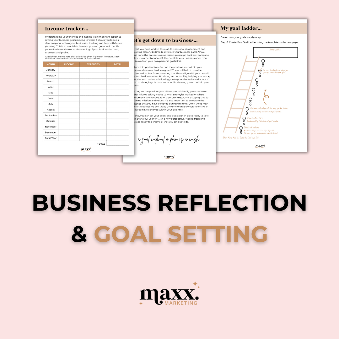 Business Reflection & Goal Setting