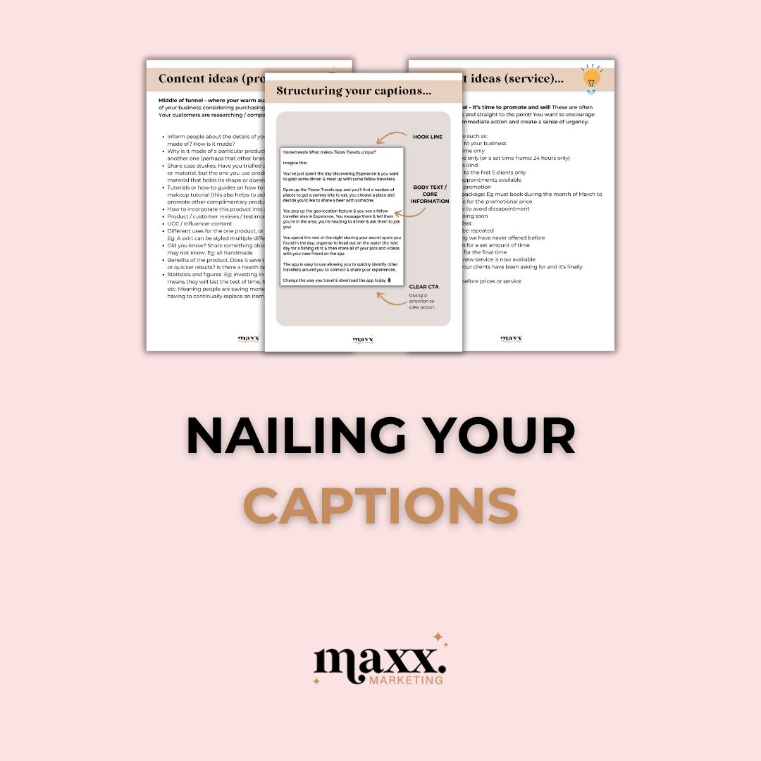 Nailing Your Captions