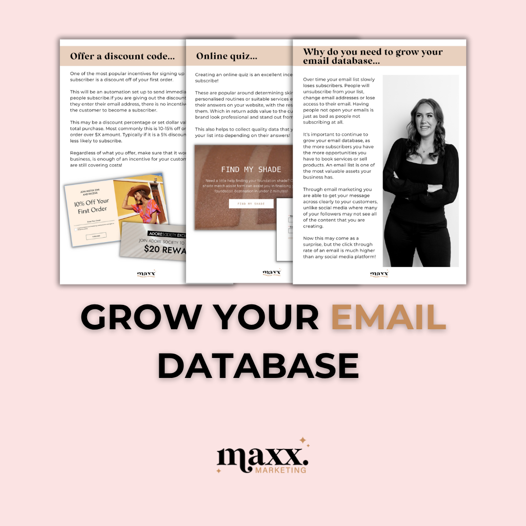 Grow Your Email Database
