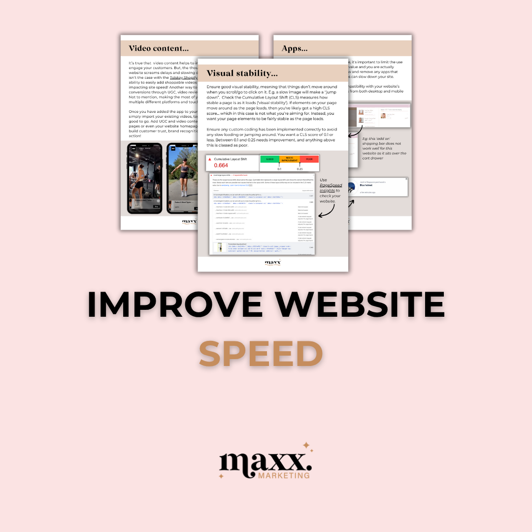 Improve Website Speed