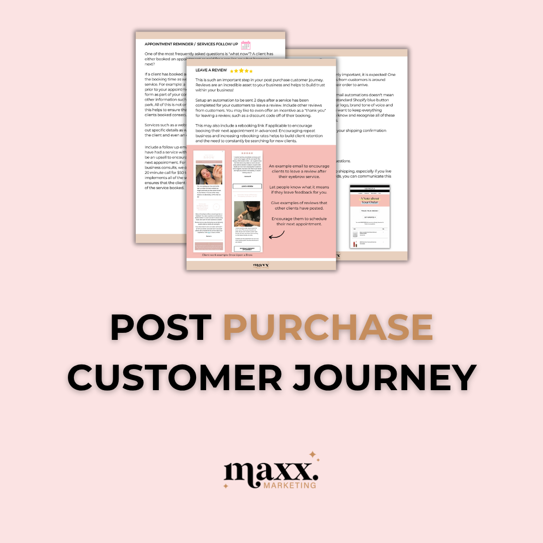 Post Purchase Customer Journey