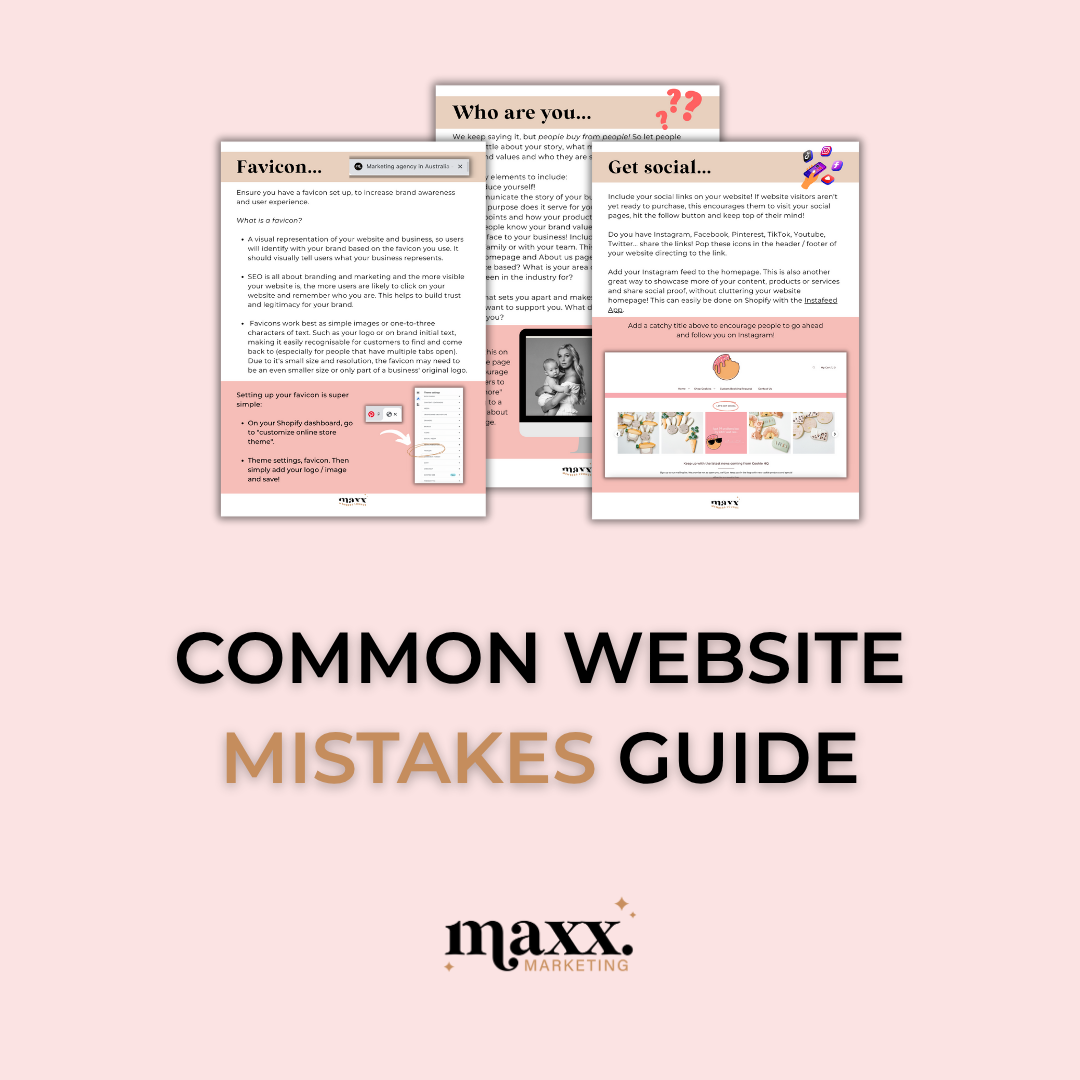 Common Website Mistakes Guide