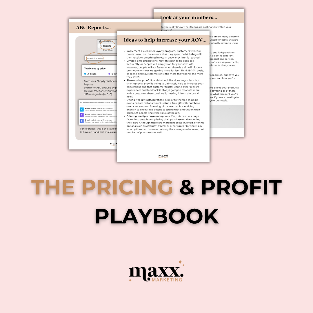 The Pricing & Profit Playbook
