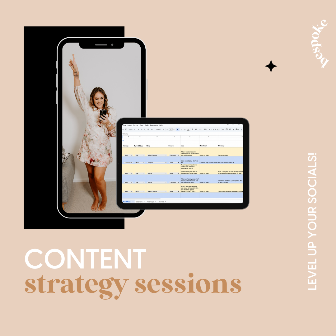 Personalised Content Strategy Sessions