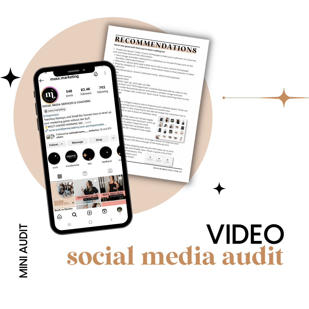 Video Social Media Audit