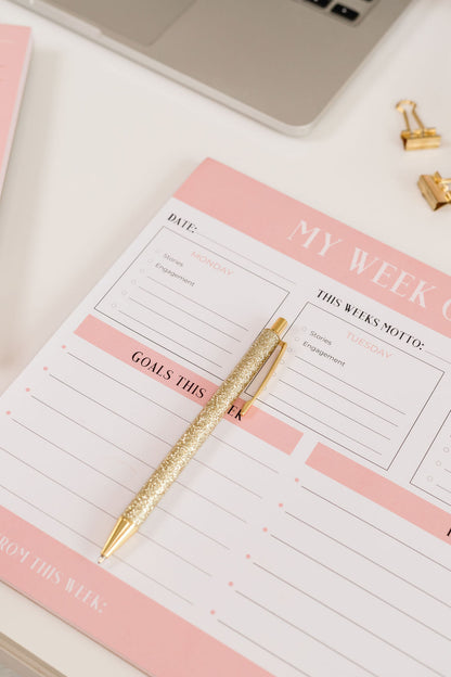 Social Media Planner Pad