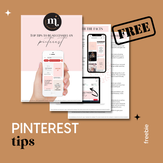 Pinterest Tips - Free Downloadable