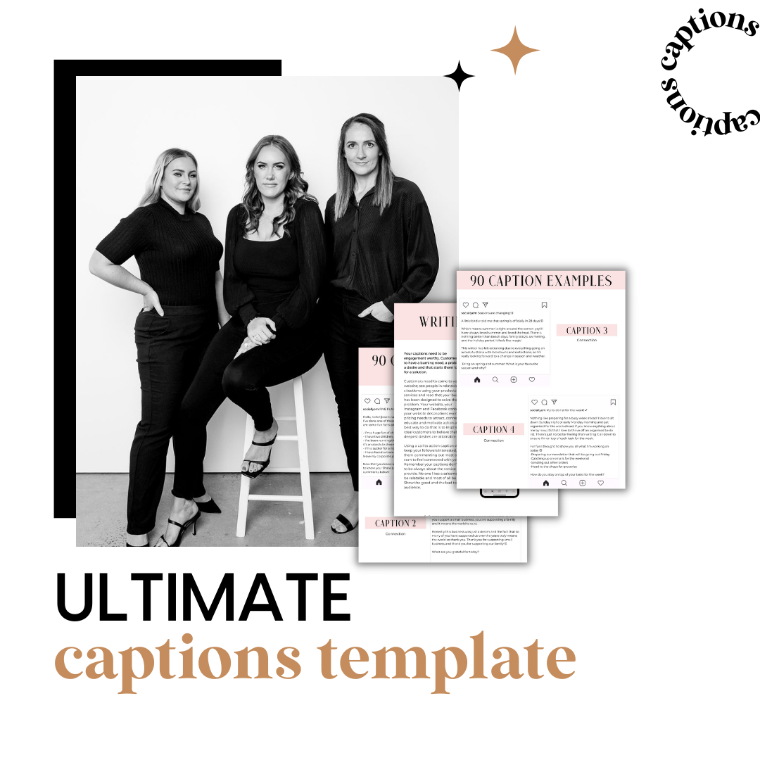The Ultimate Caption Templates – Maxx Marketing