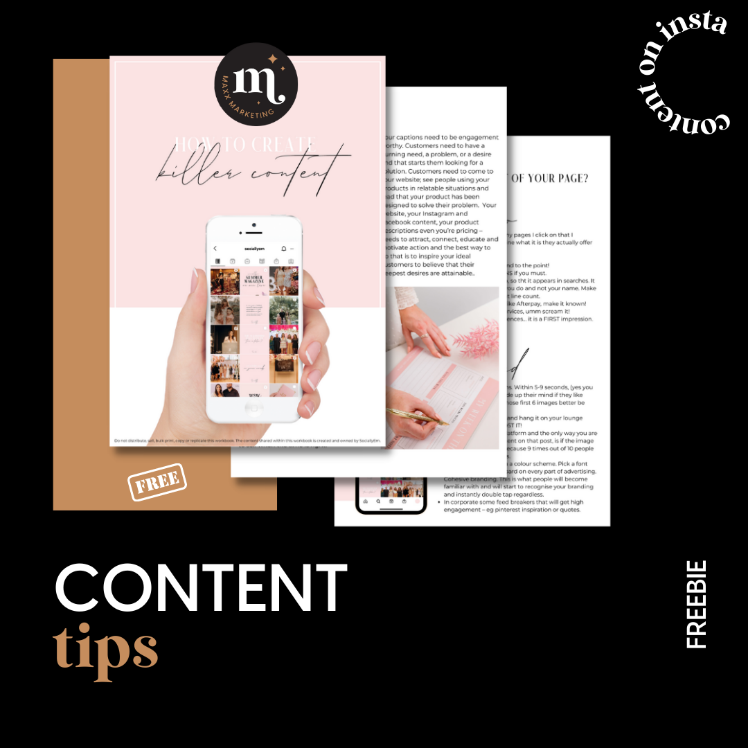 Content Tips - Free Downloadable