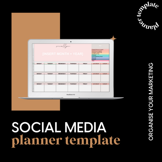 Social Media Content & Marketing Planner Template