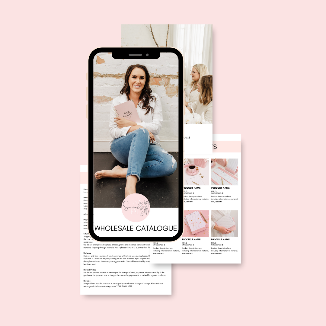 Wholesale Look Book Template